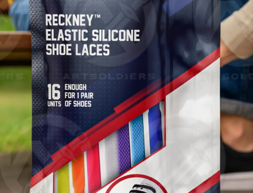 Reckney Elastic Silicone Shoelaces Pouch Design